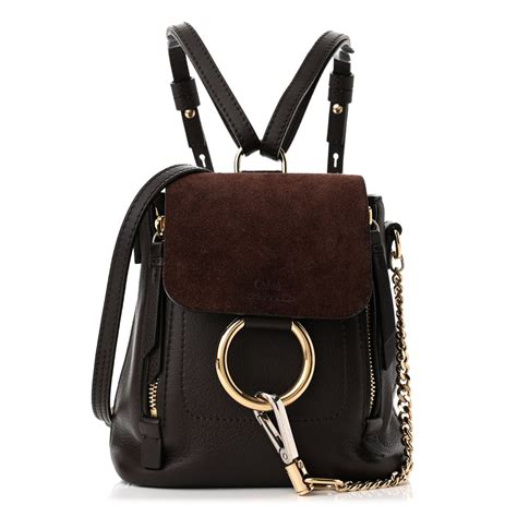 chloe faye backpack mini replica|chloe faye handbag.